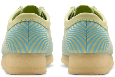 Clarks Wallabee -26175834 - Blue / Lime Print (Women's)