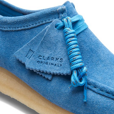 Clarks Originals Wallabee Men's Bright Blue Suede 26170534 - additional view 3