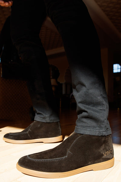 The Belek Black Open Walk Suede Leather Men Boot Final Sale!