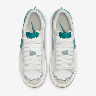 Nike Blazer Low '77 Jumbo Women's Sneakers — Summit White Leather Low-Top