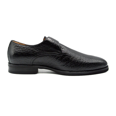 Zelli Italia Men's 59-503-BLK ROMAN Peccary Monk Strap, Black