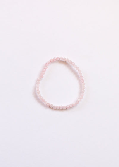 Polished Rose Quartz || Adult Bracelet