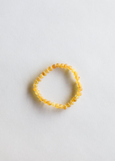 Raw Honey Baltic Amber || Adult Bracelet