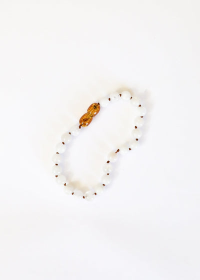 Pure Gemstone + Moonstone || Anklet or Bracelet