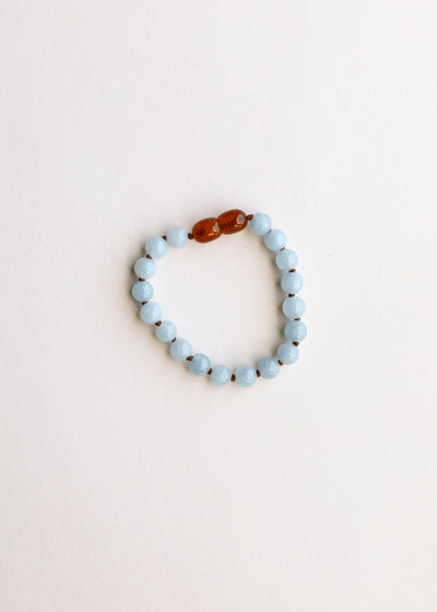 Pure Gemstone + Aquamarine || Necklace