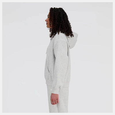 New Balance Sport Essentials Women's Pullover Hoodie — Gray