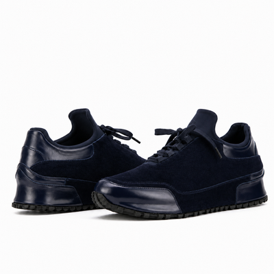 The Hudson Navy Suede Men Sneaker
