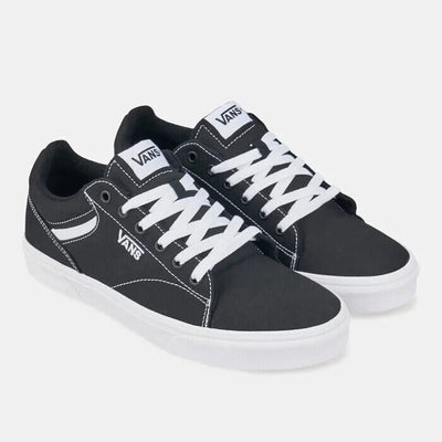 Vans Seldan Men's Sneakers — Black/White Canvas