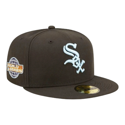 New Era Cloud Under 59Fifty Chicago White Sox Men Fitted Hat Black