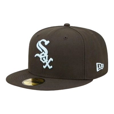 New Era Cloud Under 59Fifty Chicago White Sox Men Fitted Hat Black