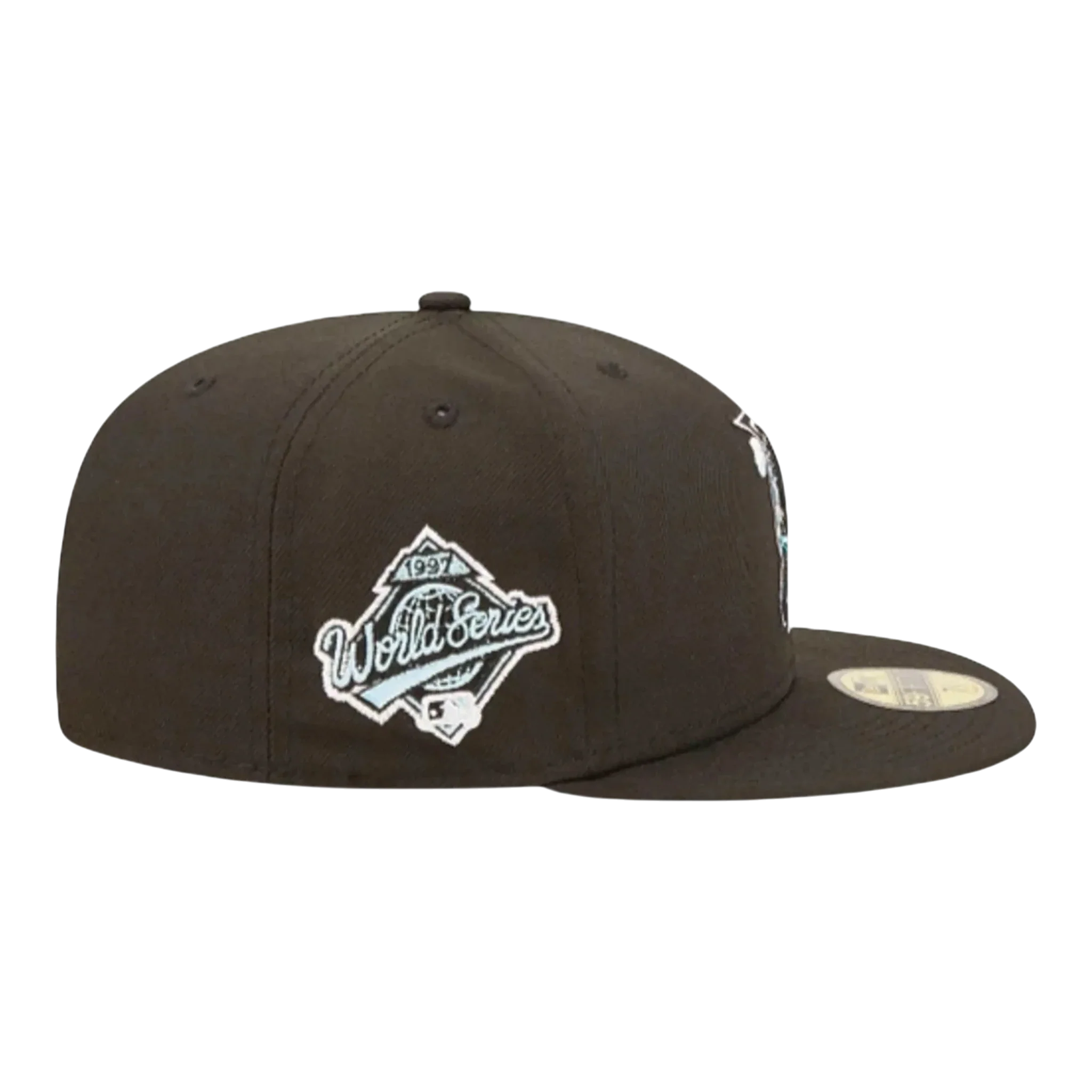 New Era 59Fifty MLB Florida Marlins Comic Cloud Fitted Hat Black