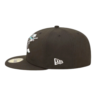 New Era 59Fifty MLB Florida Marlins Comic Cloud Fitted Hat Black
