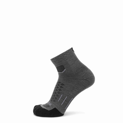 3 Pack Tarmac - Run 1/4 Crew Lightweight Merino Wool Sock