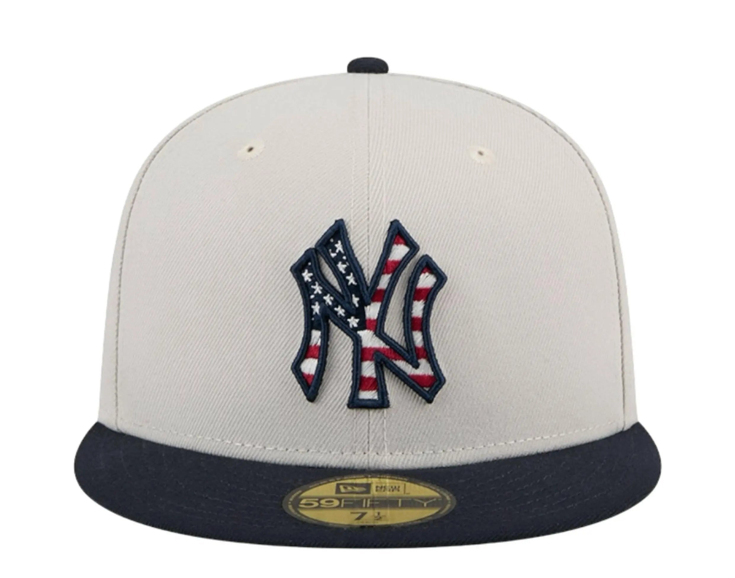 New Era 59Fifty MLB New York Yankees Independence Day 2024 Fitted Hat Gray/Navy