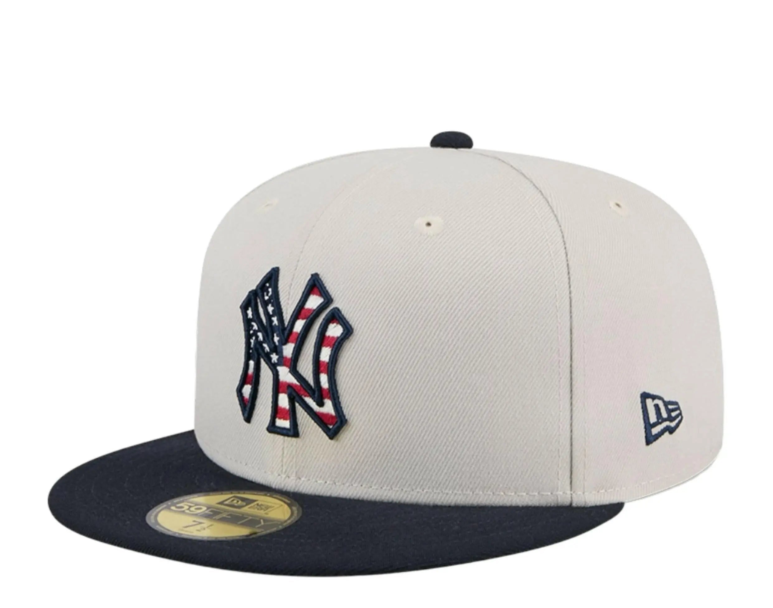 New Era 59Fifty MLB New York Yankees Independence Day 2024 Fitted Hat Gray/Navy