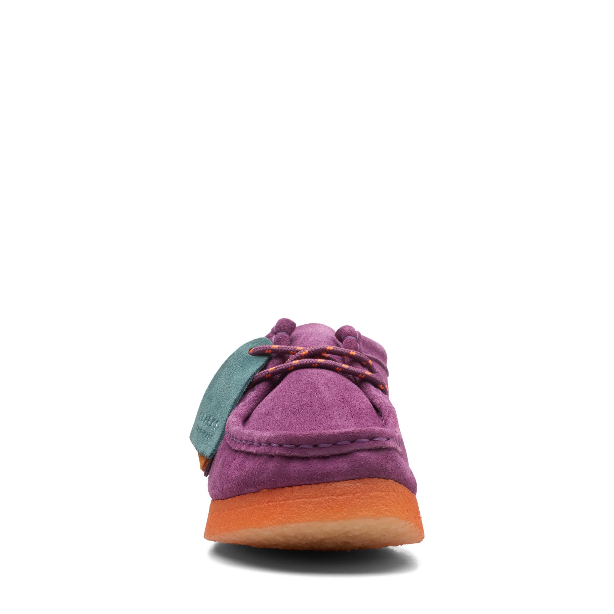 Clarks Originals Wallabee Women's Purple Suede Combi Casual Shoes