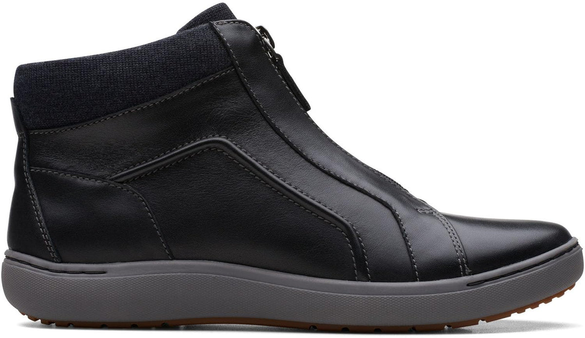Clarks Nalle Lo Women's Black Leather 26168539 — product view 2