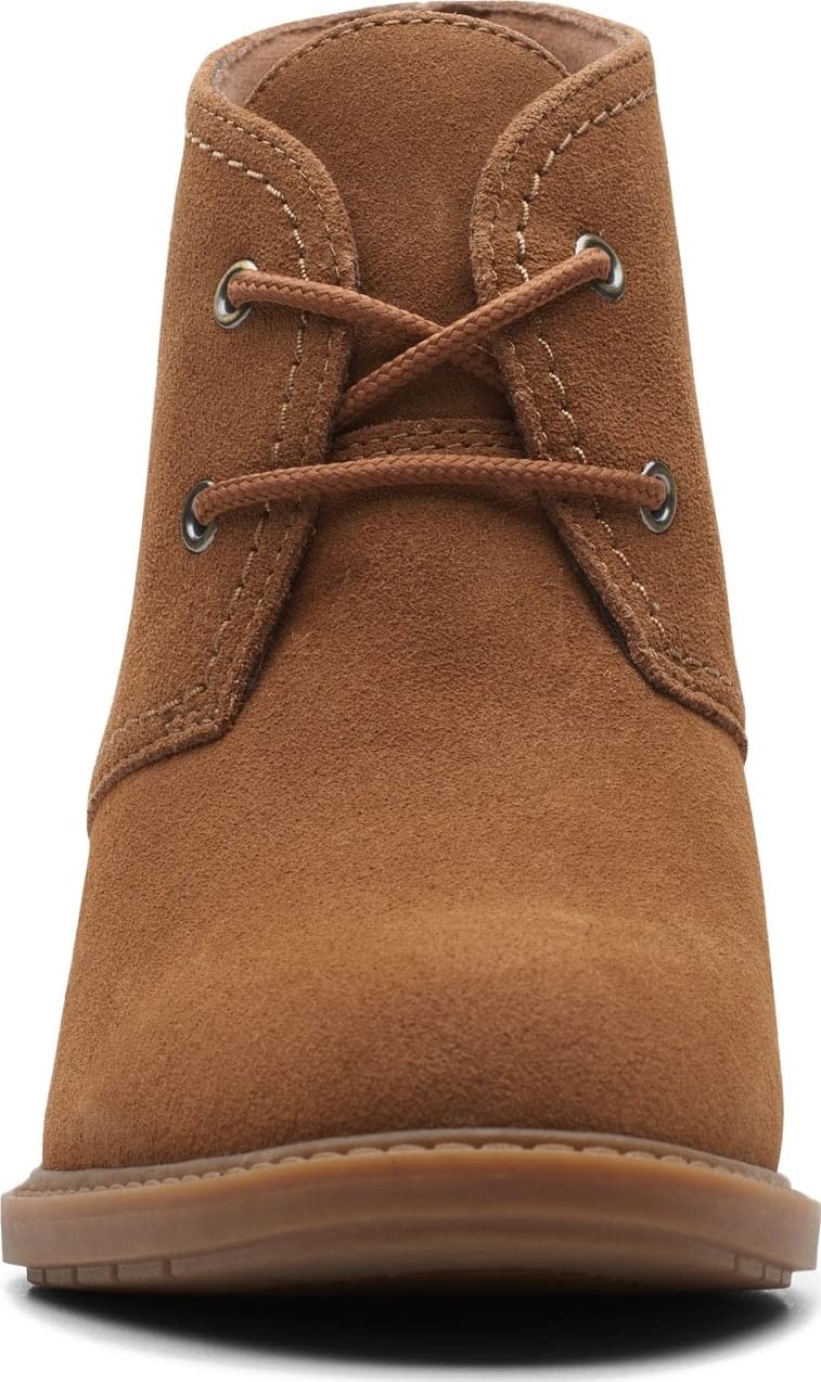 Clarks Scene Laceboot Women's Dark Khaki Suede 26162180 — product view 3