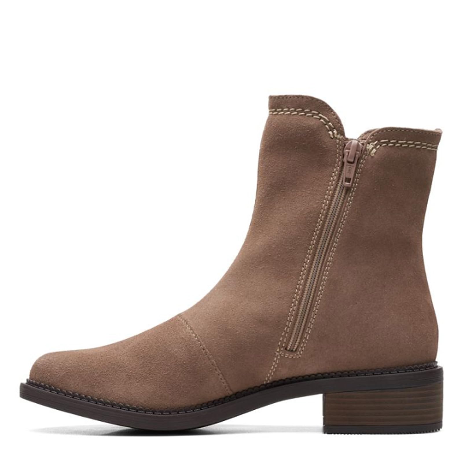 rubbersoled [26168073] WOMENS CLARKS MAYE ZIP back view