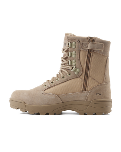 Kiwi Durable Sand Suede 6.5" Zipped Water Resistant Tactical Boots [62100]