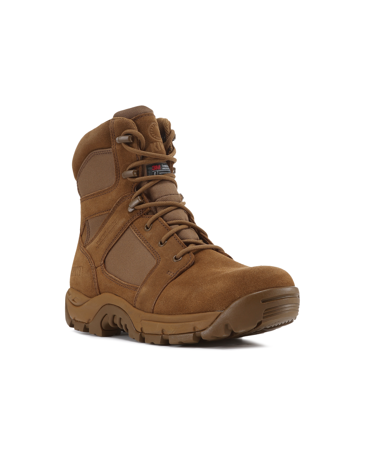 Kiwi Rugged Coyote Suede 7" Composite Toe Zipped Waterproof Tactical Boots [60400]