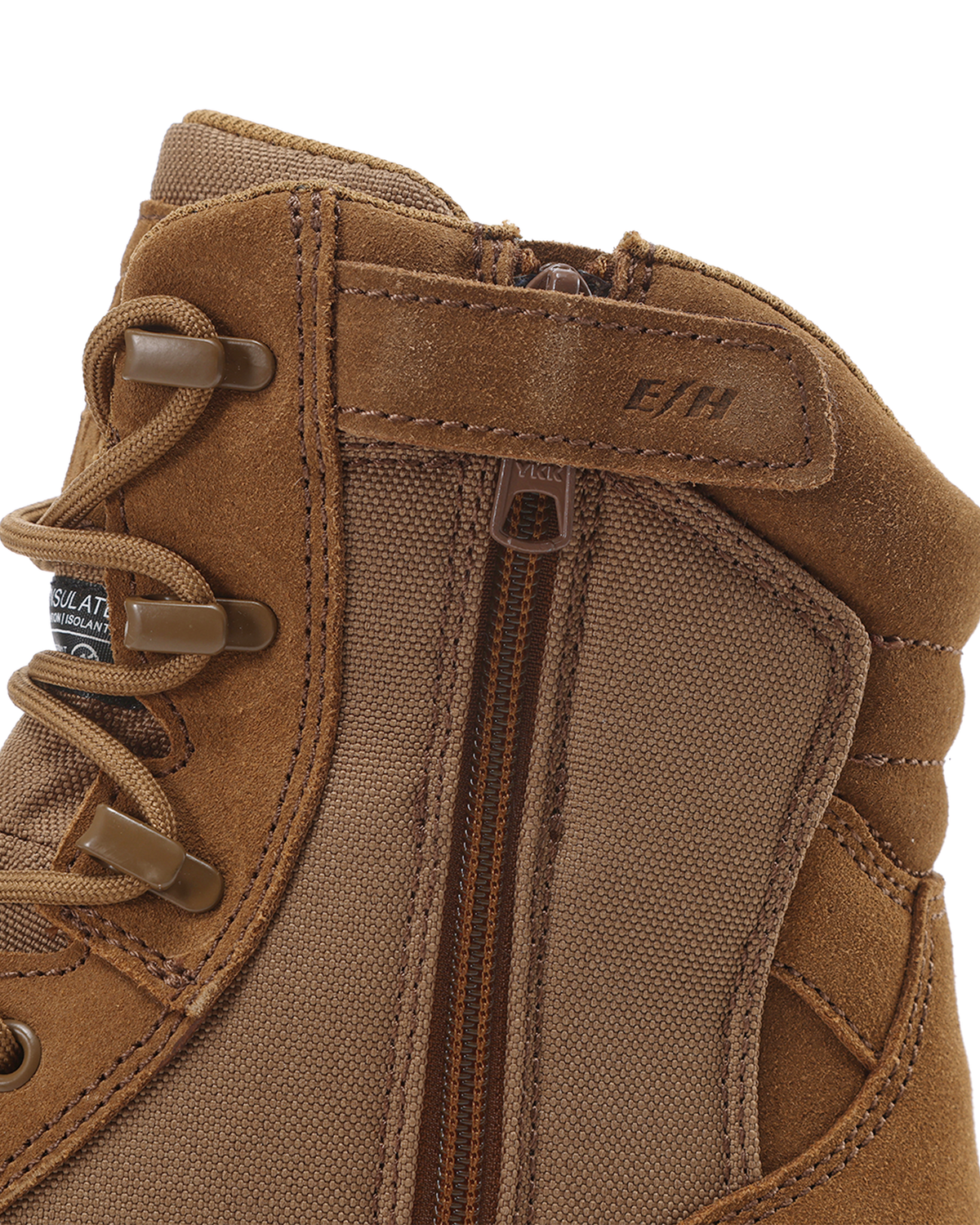 Kiwi Rugged Coyote Suede 7" Composite Toe Zipped Waterproof Tactical Boots [60400]