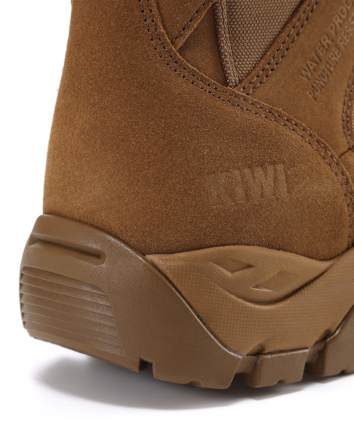 Kiwi Rugged Coyote Suede 7" Zipped Waterproof Tactical Boots [62200]