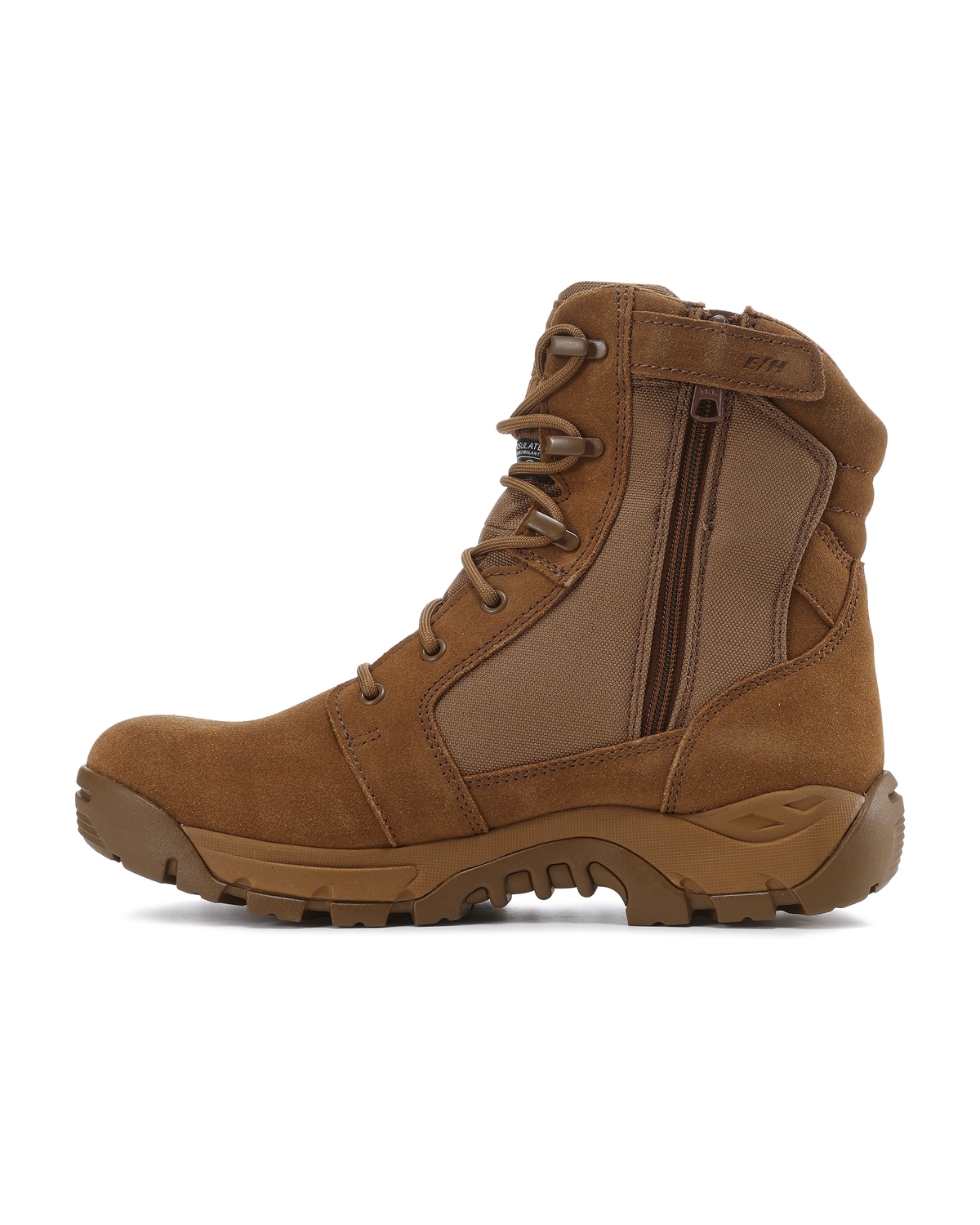 Kiwi Rugged Coyote Suede 7" Composite Toe Zipped Waterproof Tactical Boots [60400]
