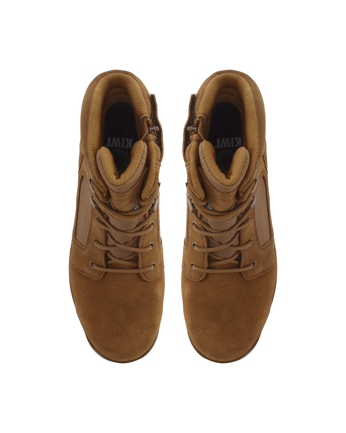 Kiwi Rugged Coyote Suede 7" Composite Toe Zipped Waterproof Tactical Boots [60400]