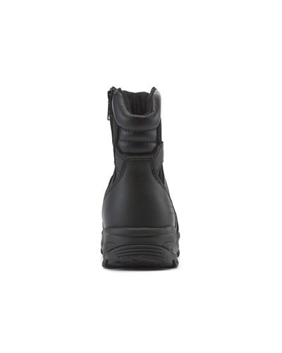 Kiwi Rugged Black Full Grain Leather 7" Zipped Waterproof Tactical Boots [62300]