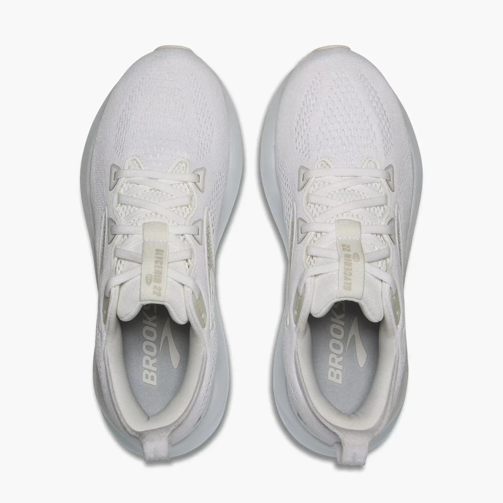 Brooks Glycerin 22 Women's Sneakers — White Running
