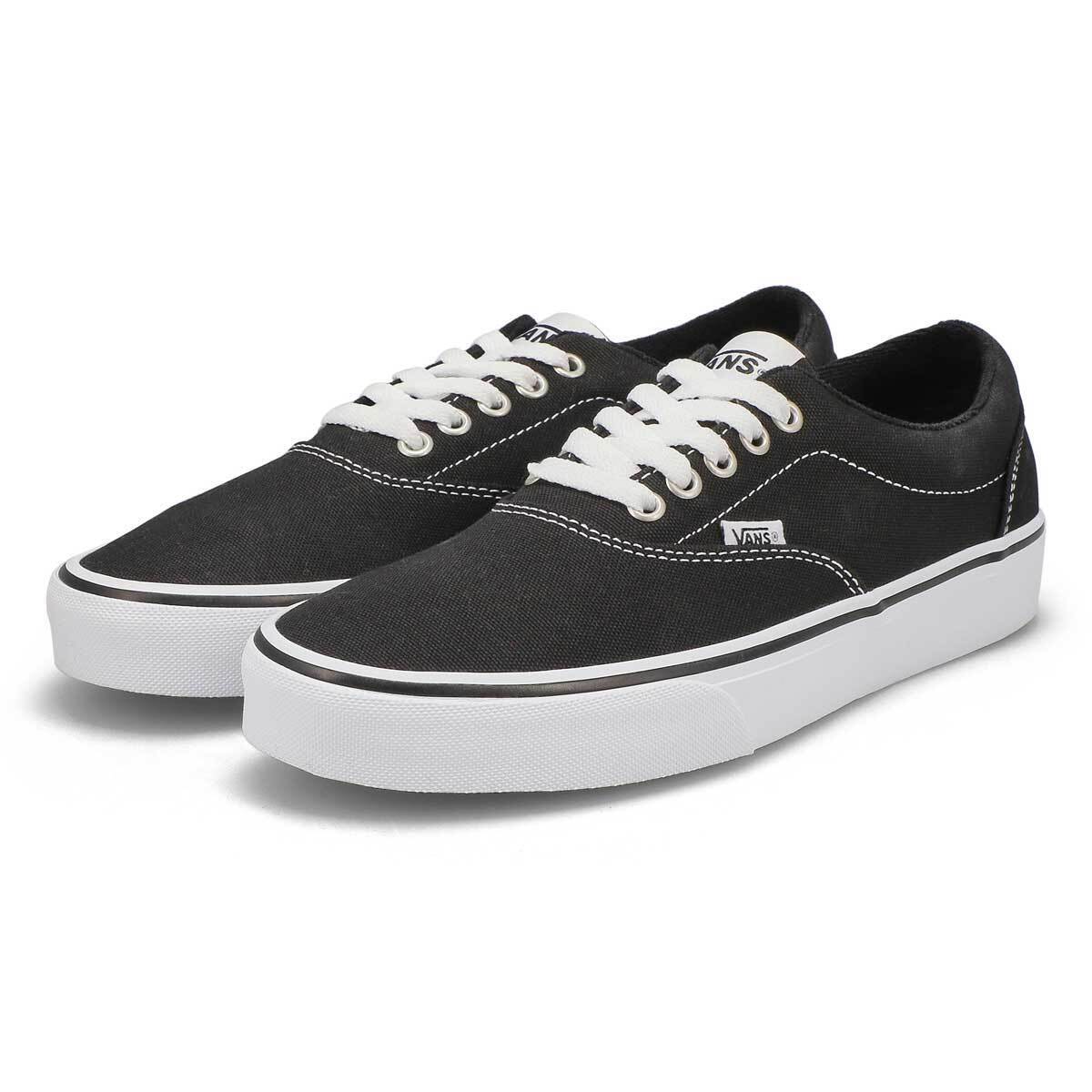 Vans Doheny Men's Sneakers — Black/White Canvas Low-Top