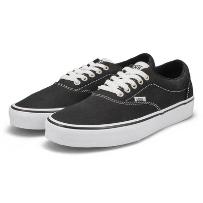 Vans Doheny Men's Sneakers — Black/White Canvas Low-Top