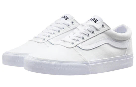 Vans Ward Men's Sneakers — True White Canvas Low-Top