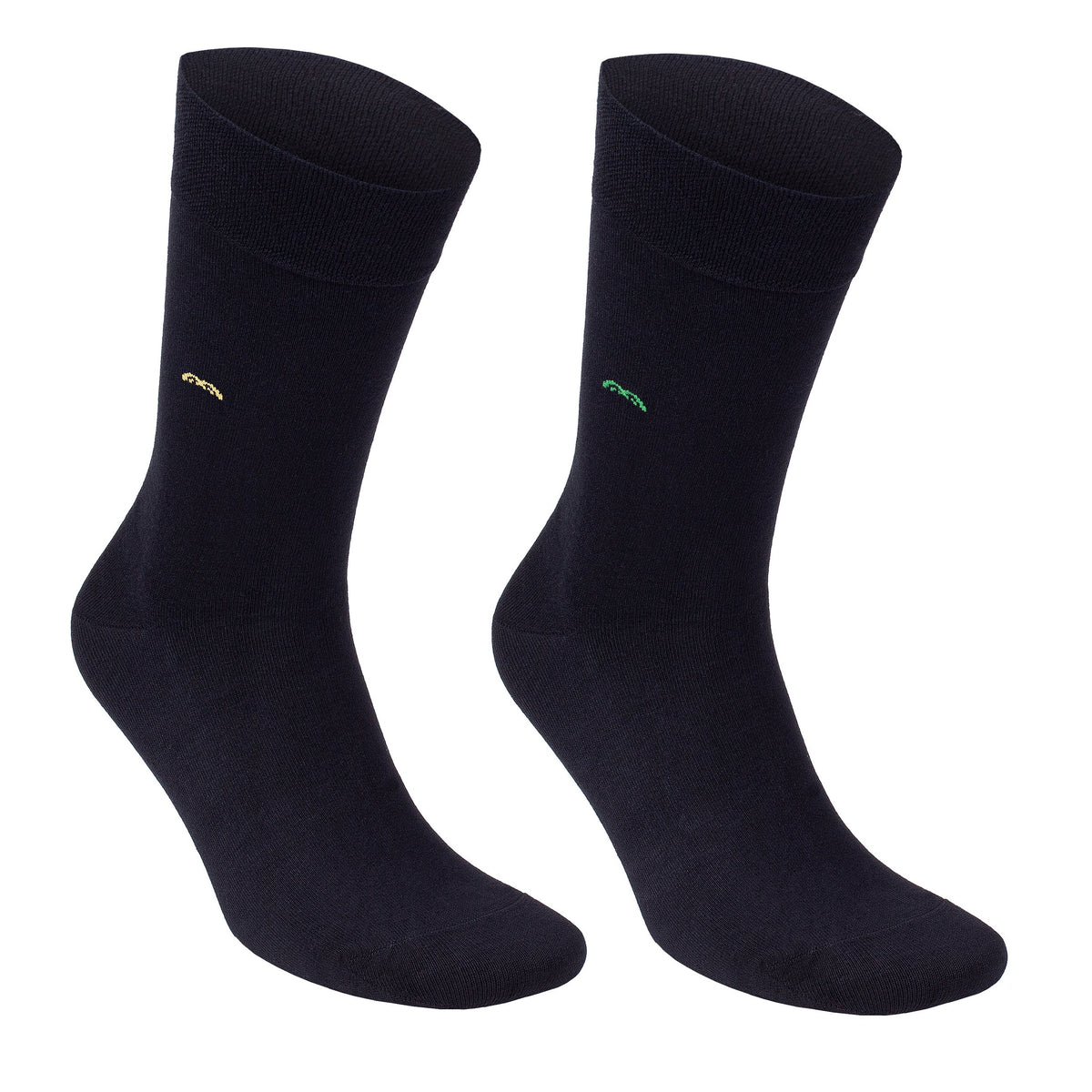 Men’s Bamboo Trouser Socks 6-Pack, All Black