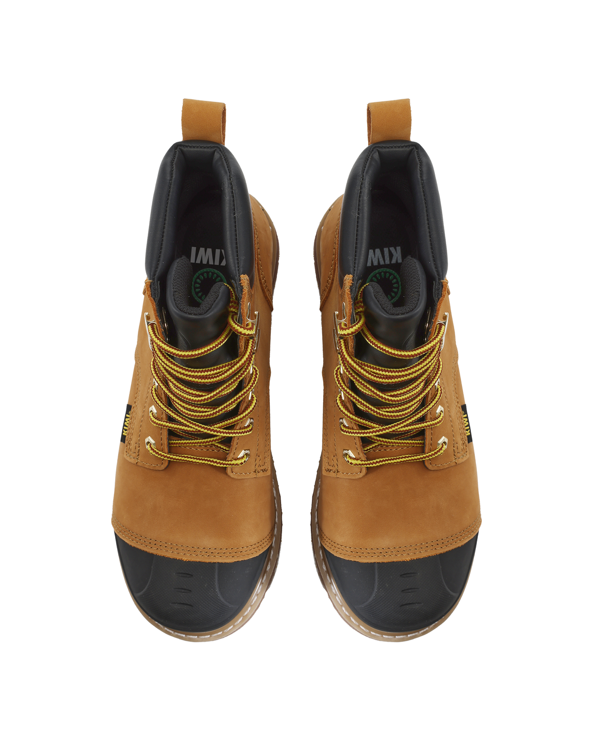 Kiwi Premium Wheat Nubuck 6" Steel Toe Waterproof Cap-Toe Work Boots [64000]
