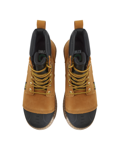 Kiwi Premium Wheat Nubuck 6" Composite Toe Waterproof Cap-Toe Work Boots [69000]