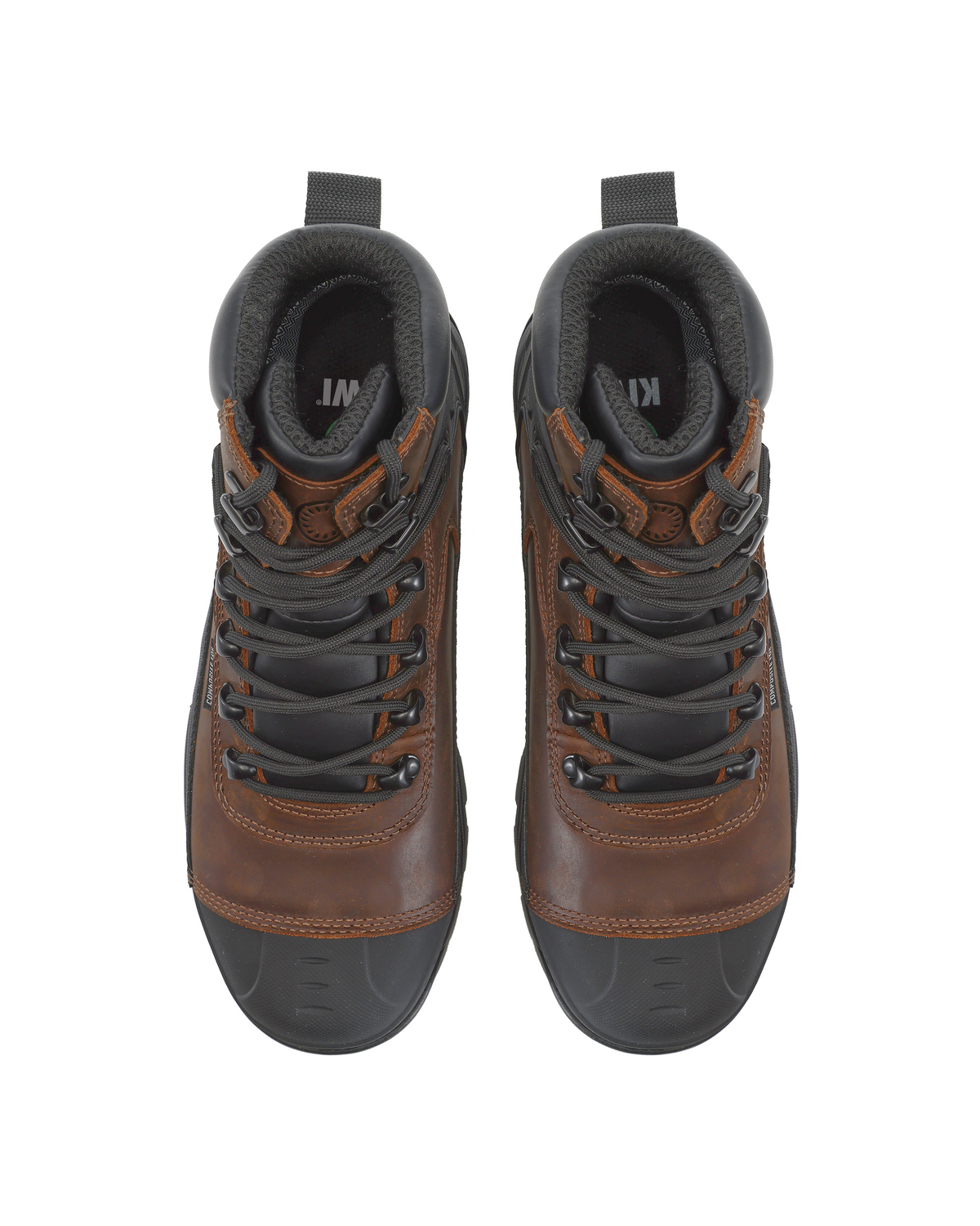 Kiwi ProGuard Brown Crazy Horse Leather Mid-Cut 6" Composite Toe Waterproof Tactical Boots [69200]