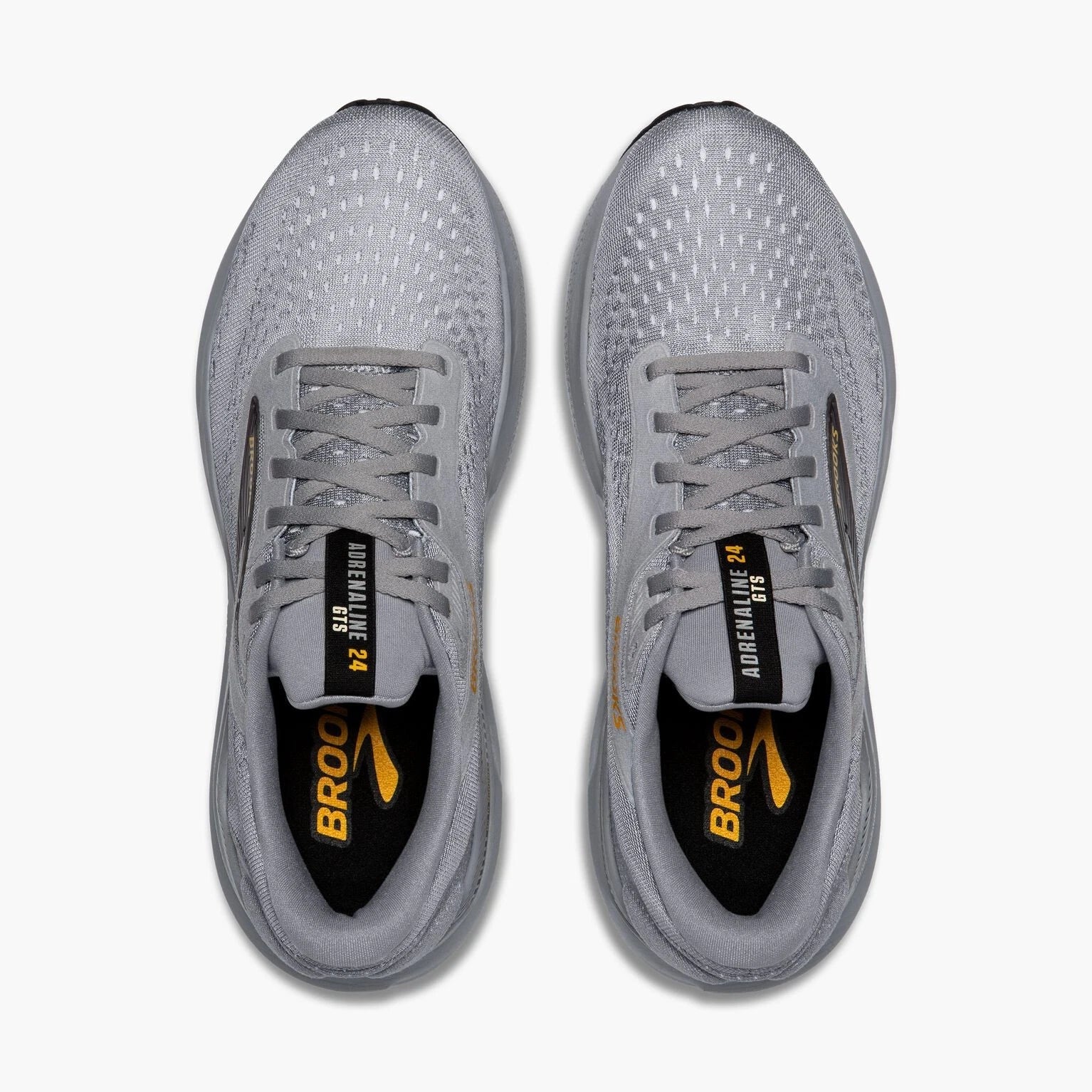 Brooks Adrenaline 24 Men's Sneakers — Alloy/White/Gold Running