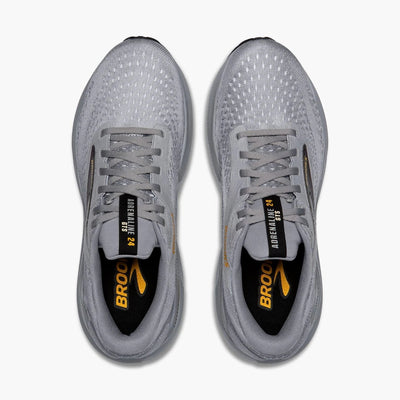 Brooks Adrenaline 24 Men's Sneakers — Alloy/White/Gold Running