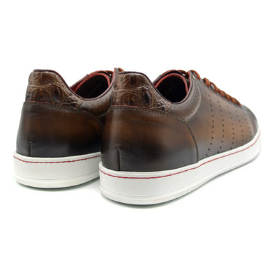 Zelli Italia Men's 65-201-BRN RUSSO Burnished Italian Calfskin - Brown