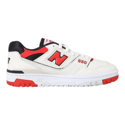 New Balance 550 Men Sneaker Sea Salt True Red – product view 2