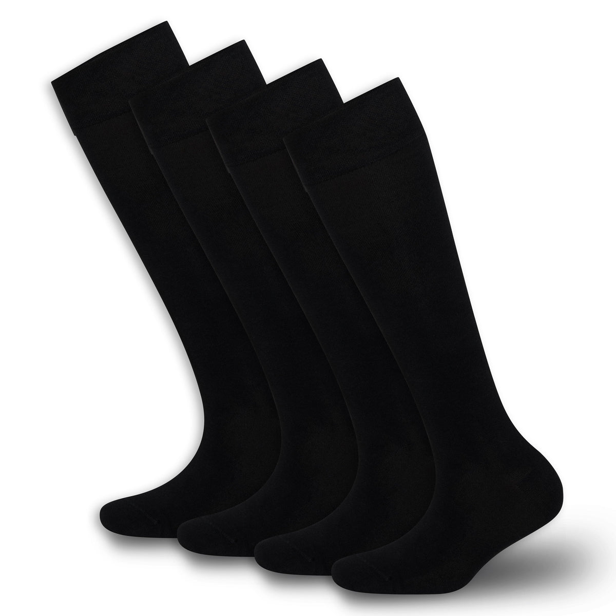 Women’s Bamboo Knee-High Socks 4-Pack – Soft & Breathable