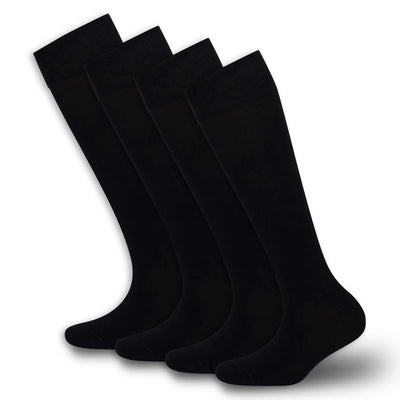 Women’s Bamboo Knee-High Socks 4-Pack – Soft & Breathable
