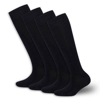 Women’s Bamboo Knee-High Socks 4-Pack – Soft & Breathable