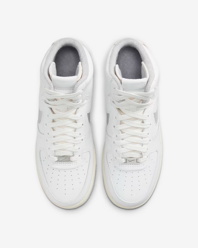 Nike Air Force 1 Sculpt Women's Platform Sneakers — White Leather Platform Low-Top