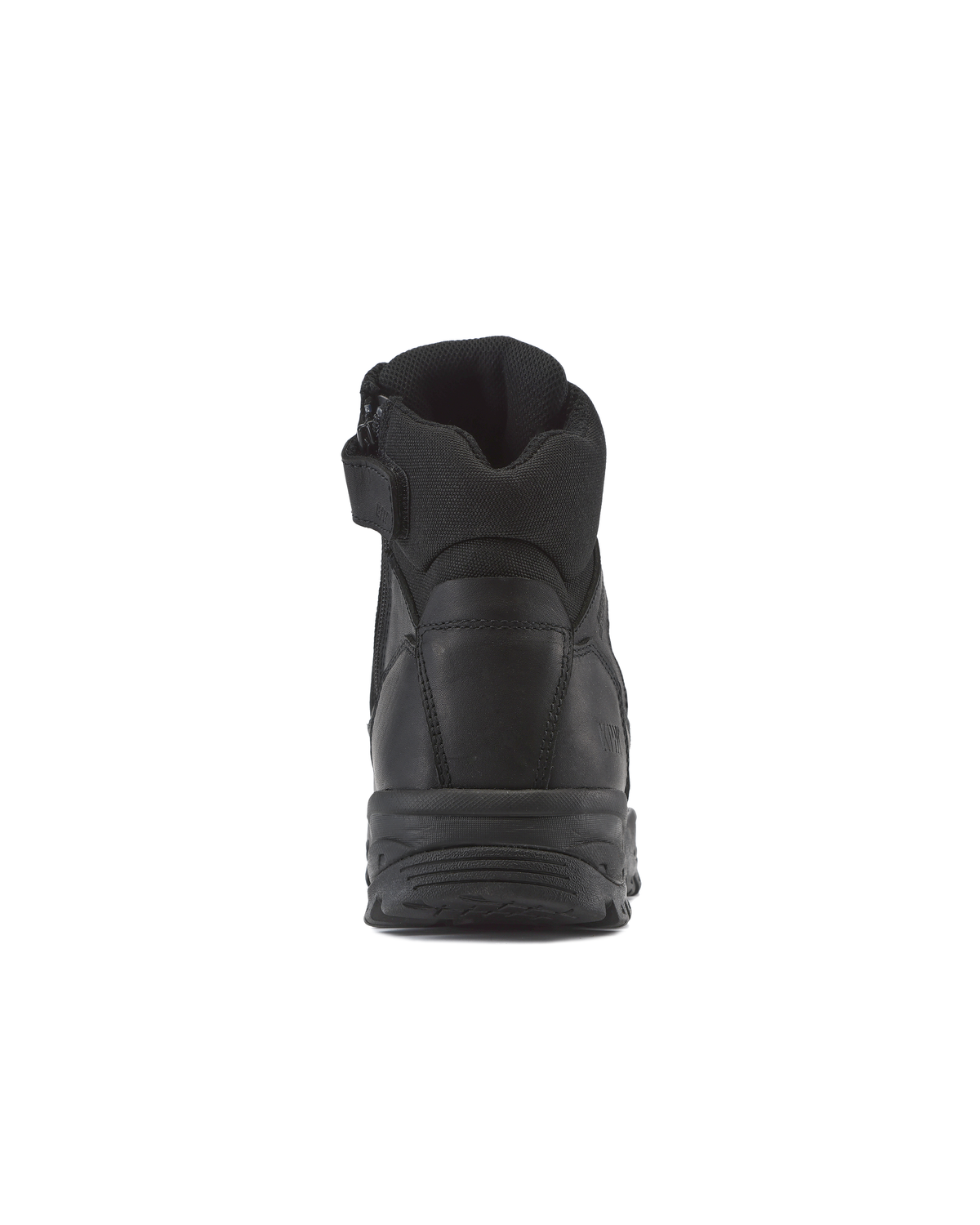 Kiwi Rugged Black Full Grain Leather Mid-Cut 6" Zipped Waterproof Tactical Boots [63100]