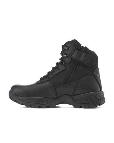 Kiwi Rugged Black Full Grain Leather Mid-Cut 6" Zipped Waterproof Tactical Boots [63100]