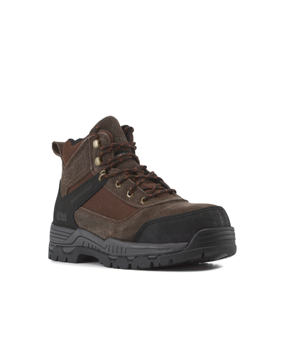 Kiwi Trek Brown Suede/Nylon 5" Composite Toe Water Resistant Work Boots [68500]