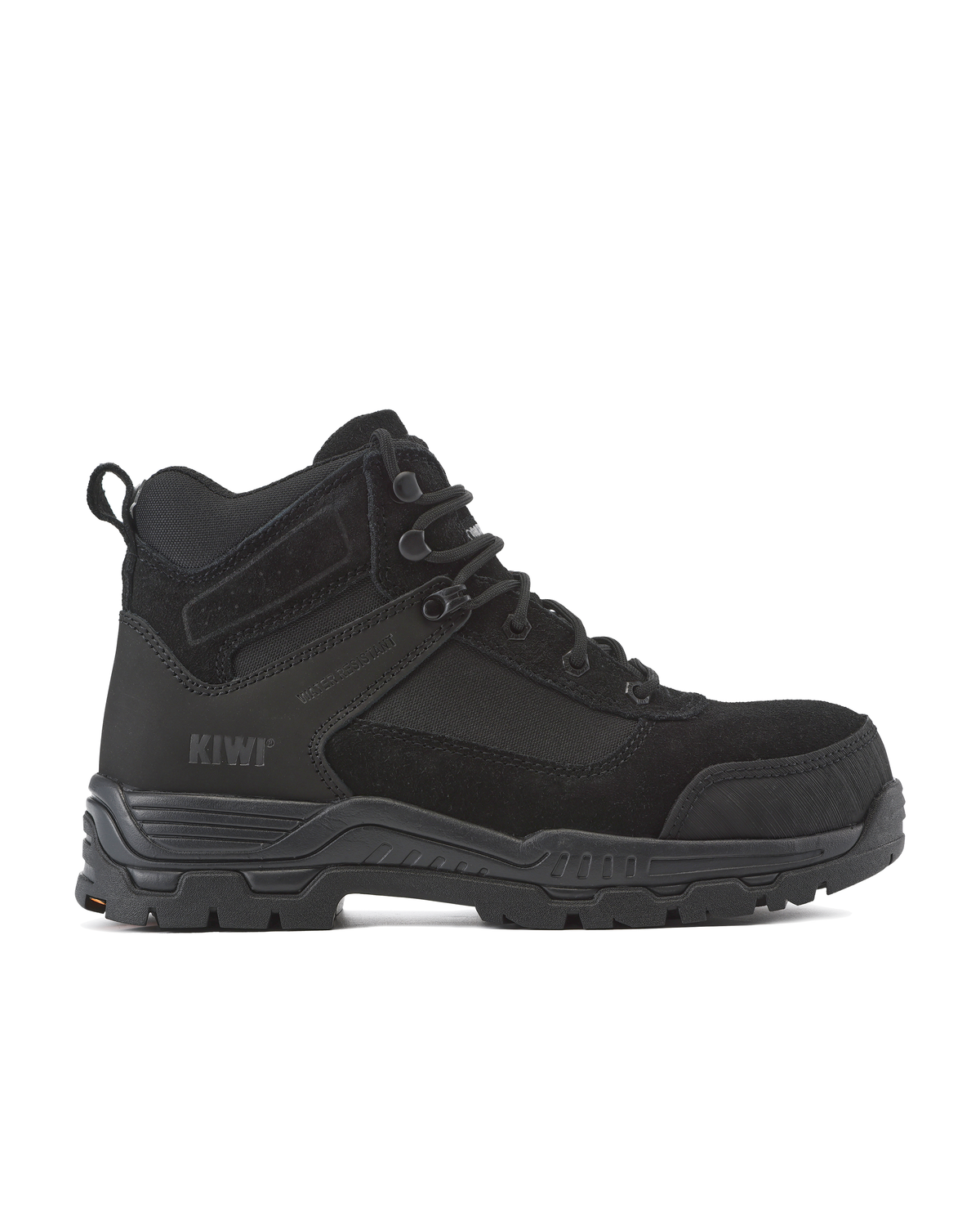Kiwi Trek Black Suede/Nylon 5" Composite Toe Water Resistant Work Boots [68600]